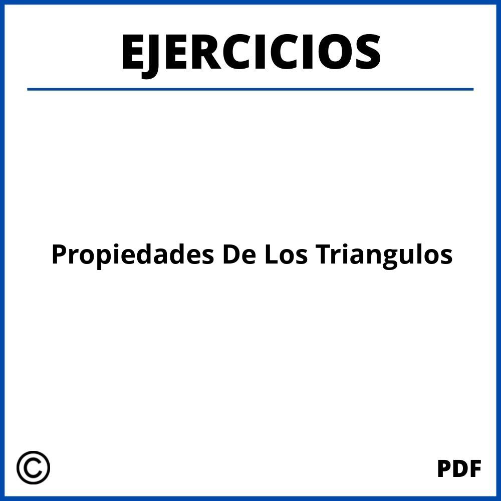 Propiedades De Los Triangulos Ejercicios The Best Porn Website