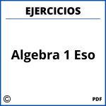 Ejercicios De Algebra 1 Eso