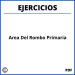 Area Del Rombo Ejercicios Primaria