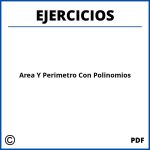 Ejercicios De Area Y Perimetro Con Polinomios