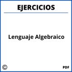 Ejercicios De Lenguaje Algebraico Pdf