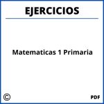 Ejercicios De Matemáticas 1 Primaria