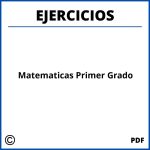 Ejercicios De Matematicas Primer Grado