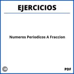 Numeros Periodicos A Fraccion Ejercicios