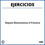 Repaso Ejercicios De Matematicas 4 Primaria