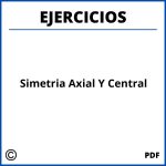 Ejercicios De Simetria Axial Y Central Para Imprimir