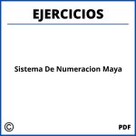 Sistema De Numeracion Maya Ejercicios